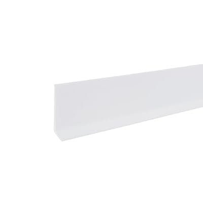 M-D Building Products 75697 2-1/2-Inch by 4-Feet Dry Back Vinyl Wall Base, White