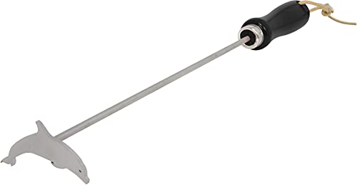 Iron para marcar BBQ Fans Dolphin con tabla y placa miniatura 1