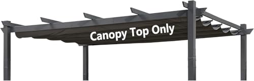 BOJAVOM Pergola Shade Cover Replacement Canopy Top Compatible with 10 X 13 ft 6-Bar Pergola Frames...