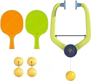 ADson™ Self-Training Table Tennis Set with Adjustable Height, 2 Paddles, 4 Balls, for Motor Skill and Hand-Eye Coordination-image-37