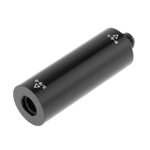 SM SunniMix Billiards Cue Extension Snooker Pool Cue Extender for 3/8?8 Middle Shaft Extender Adapter Rod Connector for Beginners