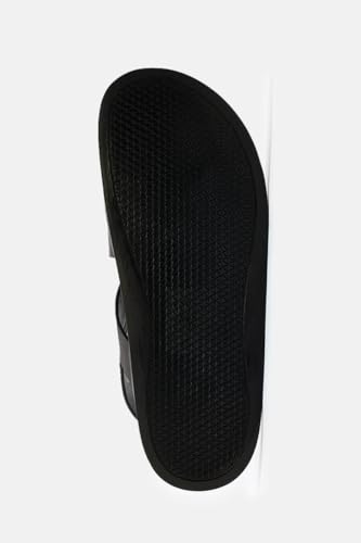 Image of SNITCH Men's Sandals | Minimalist Solid Pattern Design | PU Synthetic Upper & PU Insole, TPR Outsole | Adjustable Strap Casual Footwear