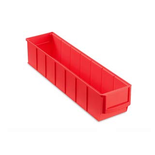 24 Stapelkiste Lagerbox Lagerkästen Universalbox 400x91x81 mm rot