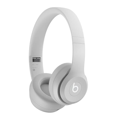 Beats Solo 4 - Wireless Bluetooth On-Ear - Drenched Gray (Renewed Premium)