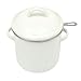 The Pioneer Woman Enamel-on-Steel Grease Strainer with Lid, Linen Speckle