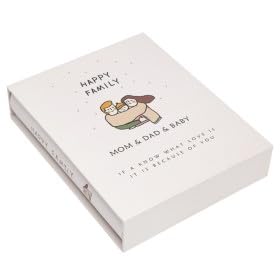 Even Photo Album Book, Album for photos collection, 4 inch x 6 inch (10 x 15 Cm) size Photo collection album with taxture and design on Cover (100 PHOTO SPACE) (HAPPY FAMILY) 2