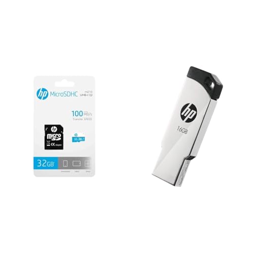 Image of HP 32GB MicroSD Memory Card SDHC mi210 Class 10, UHS-I, U1 Card, Upto 100MB /s R, 2 Y Warranty