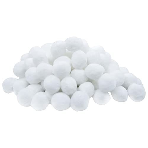 Bola filtro blanca 1.5 lbs para filtración de agua miniatura 2