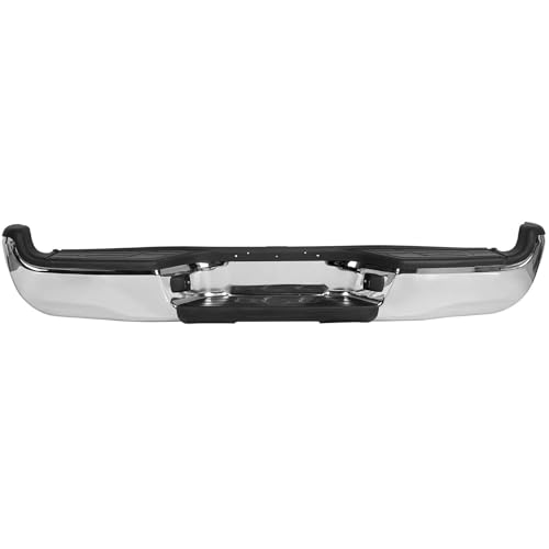 Image of Rear Step Bumper Assembly Compatible with 2005-2015 TOYOTA TACOMA, Chrome Back Bumper Fit For 05-15 Tacoma Replacement for TO1103113