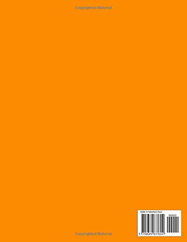 Primary Composition Notebook: Dotted Midline Journal | Grades K-2 School Exercise Book | 120 Story Pages for Teens - Orange (Butterfly Composition Notebooks) - Image 2