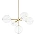 Hudson Valley Lighting 5248-AGB Richford 5 Light Chandelier