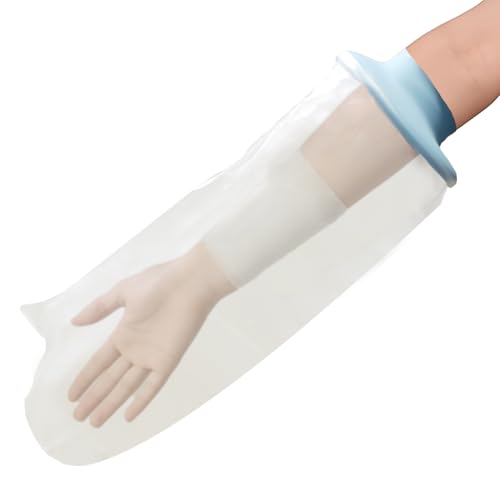 Waterproof Arm Cast Covers for Shower Adult, Reusable Comfortable Cast Protector for Shower Arm Adult, Cast Bag for Bandages, Dressings