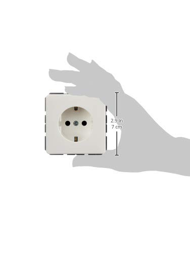 JUNG CD 1520 WW - outlet boxes, Alpine White, (CD1520WW) Steckdose - Image 4