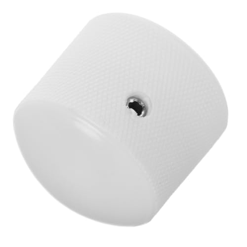 Yardwe Guitar Knob Guitar Accessories Volume Knob Accessory Guitar Supplies Guitar Volume Knobs Useful Bass Volume Knobs Guitar Accessory Guitar Volume Caps Plastic White