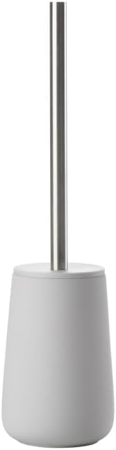 Zone Denmark Nova One Ceramic Toilet Brush | with Brush Holder Soft Touch | Enhance Your Bathroom with a Chic and Practical Duo for Modern Style and Effortless Hygiene - Coating (Soft Grey)