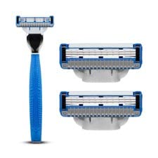 King of ShavesK3 Three Blade Razor & 2 Cartridges