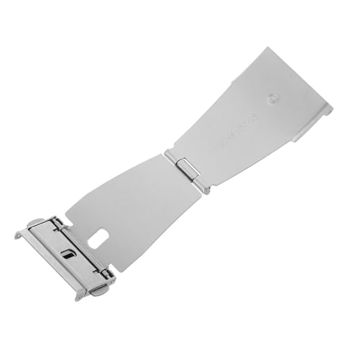 VALICLUD Hebilla de Reloj de Acero Inoxidable 22mm Cierre Desplegable Doble Pulsador Correa de Reloj Metálica para Hombre y Mujer Accesorio Resistente Modernas