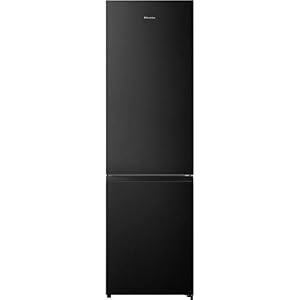 Hisense RB435N4BFE 200cm 60/40 Frost Free Fridge Freezer - Black/Stainless Steel - E Rated