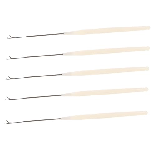 OSALADI 5Pcs Bead Needles with Handle for Beading Crafts and Jewelry Making Bracelet Making Tool for Projects Lightweight and Durable