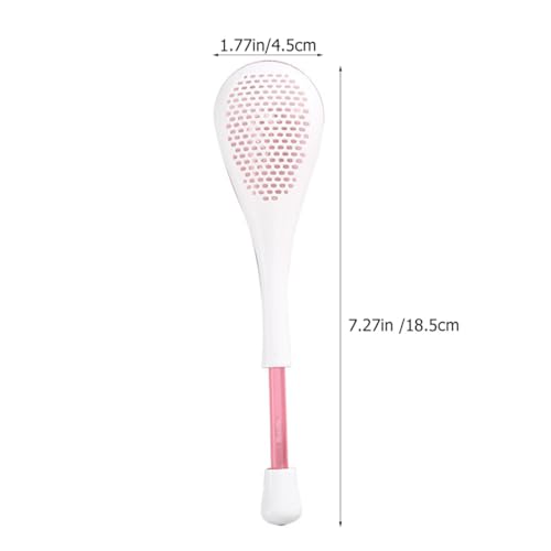 Miniatura 2 de Besportble Cuchara Tamizadora De Harina Japonesa 2 Piezas, Colador Para Espolvorear Harina Y Cacao, Utensilio Esencial De Cocina, Plástico Color Claro Y Rosa, Adecuado Para Repostería