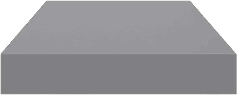 Grey Honeycomb Floating Wall Shelf, 15.7x9.1x1.5 inch Modern Wood MDF Display Ledge, Space-Saving Wall Decor for Living Room, Bedroom, Bathroom