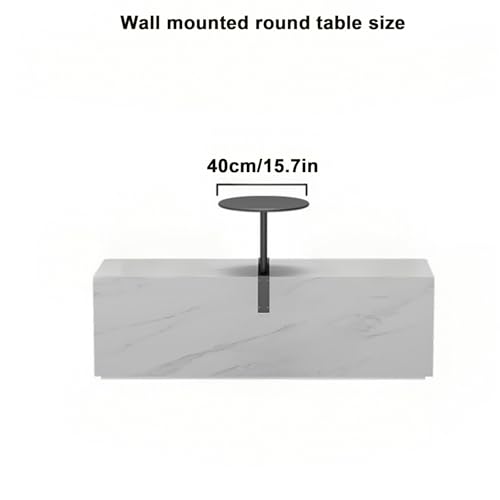 Table flottante moderne pour petits espaces et bureau compact solide - 8