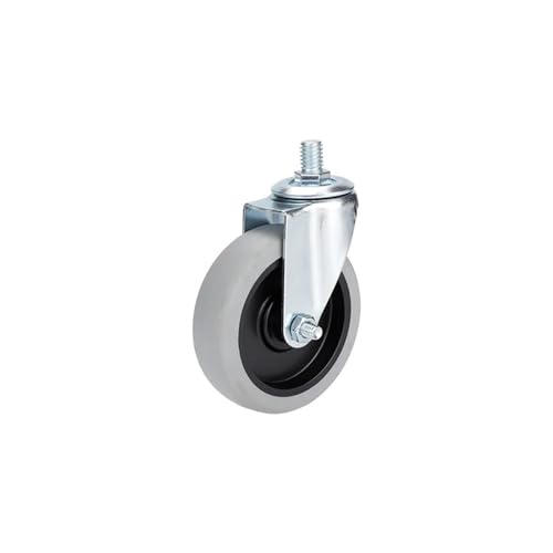Roulettes à vis TPR anti-rayure pour stabiliser un rack mobile - 5