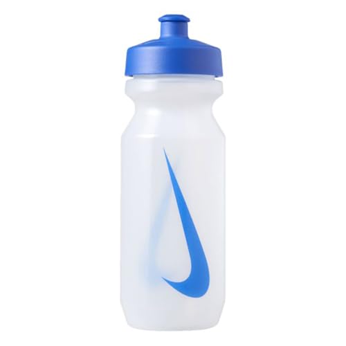 Image of NIKE BIG MOUTH BOTTLE 2.0 22 OZ - CLEAR /GAME ROYAL /GAME ROYAL, 650 ML