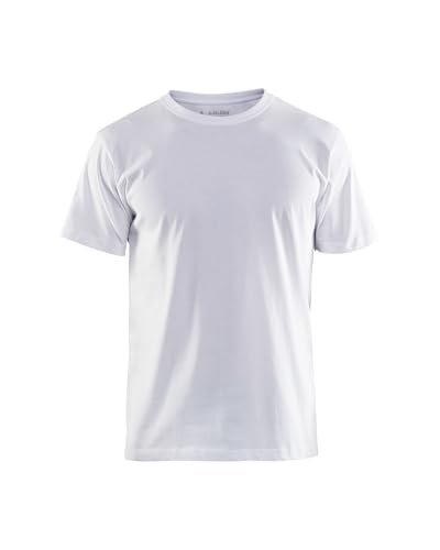 Camisetas de trabajo de algodón Blaklader 3602 pack de 10 color blanco
