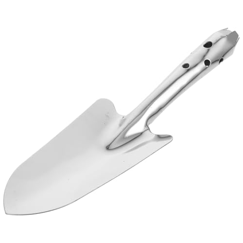 UTHCLO Pala Manual de Acero Inoxidable para Jardinería y Muestreo de Suelo Ligera y Resistente Herramienta Multifunción para Huertos y Agricultura para Trasplante y Análisis Ambiental
