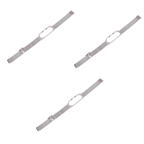 Bracelet pour bande 4 sangle montre acier inoxydable nacré rougir