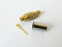 10 PCS Gold Plated Crimp SMA Male Plug Pin RF Connector Adapter For Rg174 Rg316 Rg188 Rg179 Cable