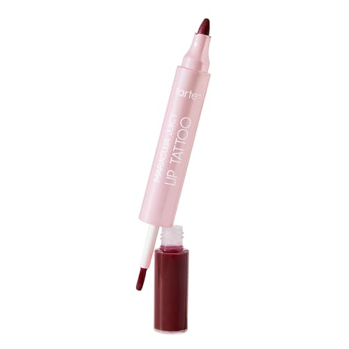 tarte maracuja juicy lip tattoo – Transfer Proof Lip Stain Tint & Nourishing Gloss Combo, 2 in 1 Lipgloss Makeup with Hyaluronic Acid and Vitamin E, Vegan & Cruelty-Free, full size, honeysuckle