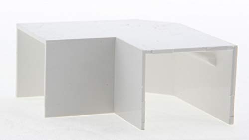 Ángulo plano para canaleta blanca 40 x 20 mm Cover