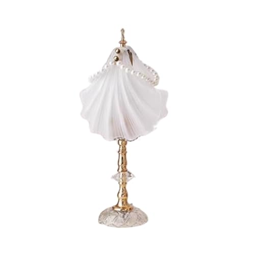 Lampe de chevet cristal forme coquille moderne de table pour décoration chambre