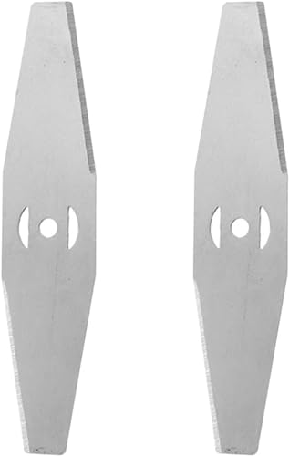DASNDAS Saw/Platic Blade Steel Metal Head| Heavy Duty Blade for Grass Cutter | Diamond Cutting Teeth to Cut Grass, Weeds (METAL BLADES (2 PCS))