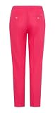 Brax Damskie spodnie w stylu Maron S Pure Linen Pull On, magenta, 34W / 32L
