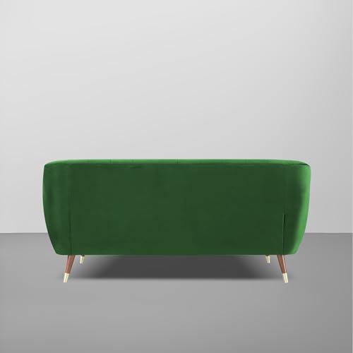 Image of Atticus 3-Seater Premium Fabric Sofa for Living Room, Office & Home (Green) | Comfortable Modern Sofa Couch for Hall & Guest Room | Stylish Durable Furniture with 1-Year Warranty