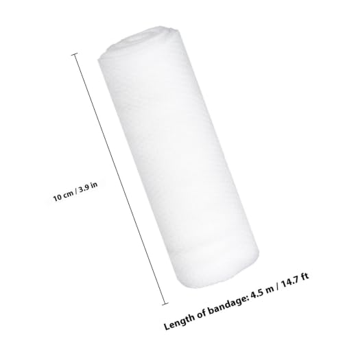 24 rollos de vendas de gasa suaves envueltas individualmente de 10 cm x 4.5 m, gasa transpirable para tratar heridas y suministros de primeros auxilios miniatura 2