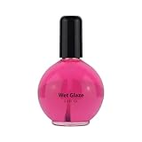 Pro Nail Wet Glaze - Clear Quick Top Coat Dry Nail Polish Professional salon size. 2.5 Oz