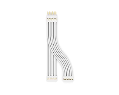Litcessory Splitter for Philips Hue, WiZ Lightstrip (2 Pack, White - STANDARD 6-PIN V3 / WiZ Lightstrip)