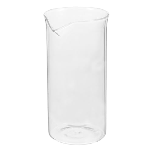 CALLARON Filtro de Café Reutilizable para Prensa Francesa 600 Ml, Vaso de Vidrio Resistente al Calor Mango, Accesorio para Cafetera y Preparación de Té, Taza Multifuncional para Espresso