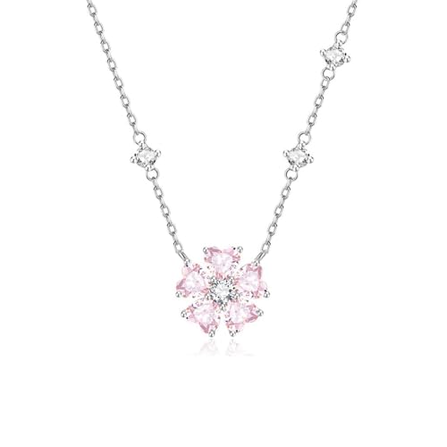 Collier pendentif cœur zircone cubique strass cristal délicat femme