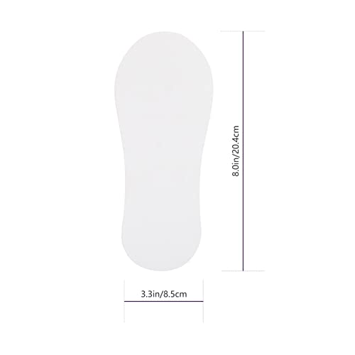 EXCEART 100Pcs MDF Papel de Impressão Por Sublimação Gabarito Gabarito Curto Sock Meias Curtas Meia