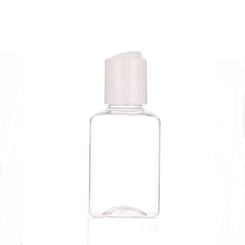 Preisvergleich Produktbild jinanshiCathy Oliver 50ml Schraubverschlussflasche Make-up Quetschflasche für Shampoo, Creme, Spülung und Pflegeprodukten(Transparent)