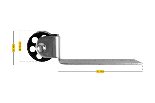 Rouleau de pression volet roulant System Mini Maxi Schellenberg 54100