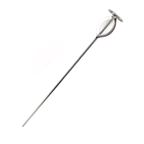 Stainless Steel Mash Stirrer & Mixer for Homebrew Beer - 1/4" Hex Drill Attachment - 600mm Length, 70mm Blade - Dough Ball Breaker