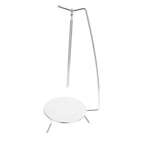 Supporto per Barbecue in Acciaio Inossidabile Design Compatto da 14 Pollici, Porta Spiedini Verticale per Giardino e Picnic All'aperto