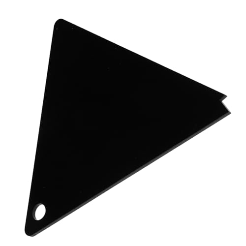 SOESFOUFU Snowboard Edge Scraper Acrylic Triangle Wax Scraper for Snowboards Universal Ski Tool Kit