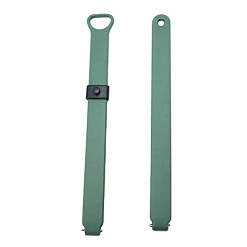 Pulsera de silicona verde ajustable para actividad física cotidiana 3